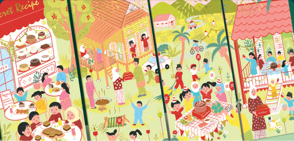 Secret Recipe × yattlukis Raya green packet collection